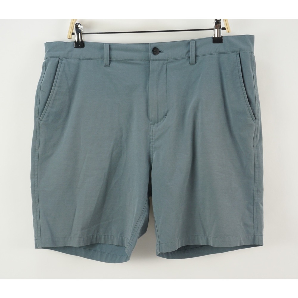 Free Fly Tradewind Performance Chino Shorts Men's 36 x 7" Blue Lightweight Woven